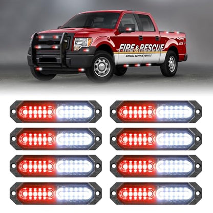 1200T Emergency Strobe Grille Lights (8 Count)