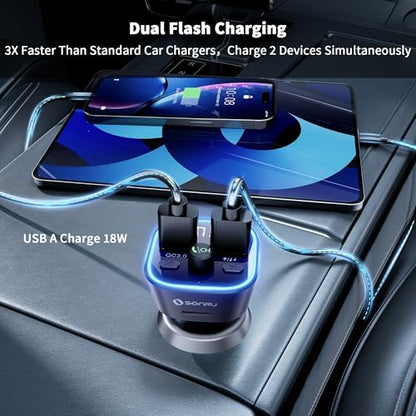 Bluetooth 5.3 FM Transmitter Car Adapter