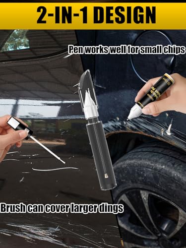 040/9040) Black/Jet Black Touch Up Paint Compatible with Mercedes-Benz, Exact Match Car Paint Pen Automotive Scratch Repair Remover Kit Quick & Easy Solution for Vehile Chips and Nicks