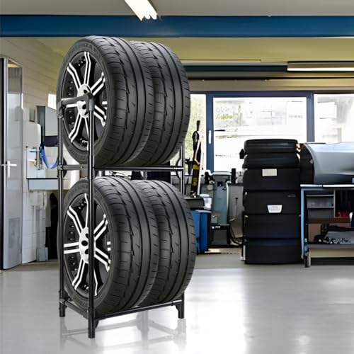 Tire Rack Tire Storage Rack Stand Garage Storage Shelf Organizer