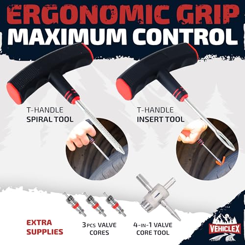 Tire Repair Kit for Plug and Patch