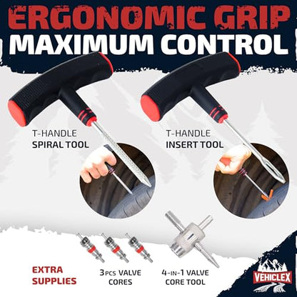 Tire Repair Kit for Plug and Patch