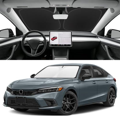 Custom Fit Windshield Sun Shade for Honda Civic 2022