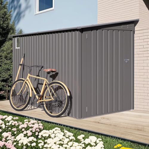 4x9 FT Lean to Shed with Windows