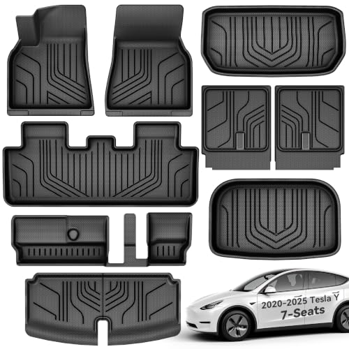 Floor Mats for Tesla Model Y 7 Seater 2020
