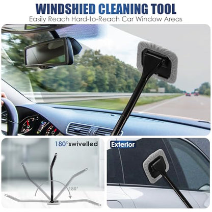 21Pcs Car Cleaning Kit with High Power Handheld Vacuum