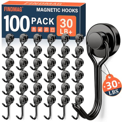 Magnetic Hooks (100 Count)
