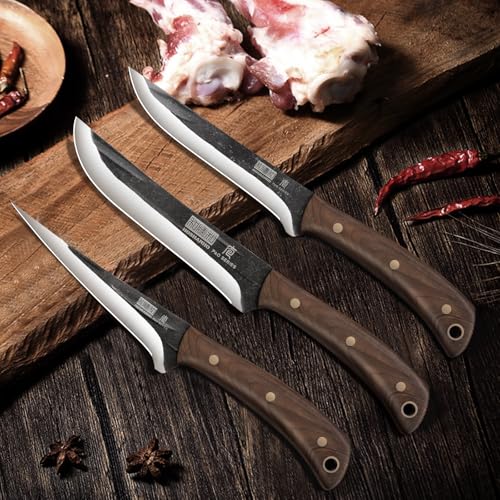 Butcher Knife Set 3PCS (3 Count)