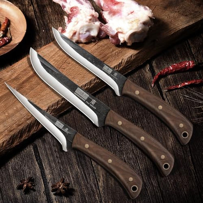 Butcher Knife Set 3PCS (3 Count)