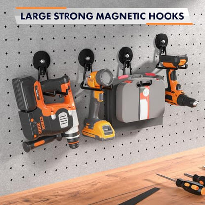 Upgraded Magnetic Garage Hooks