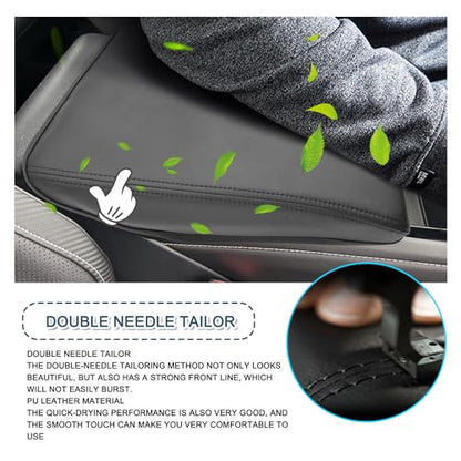 2026 Atlas Cross Sport Armrest Cover for Volkswagen Atlas 2026 Accessories Center Console Cover 2024 Atlas Armrest Cover Protector Compatible with 2024 2025 2026 VW Volkswagen Atlas Cross Sport