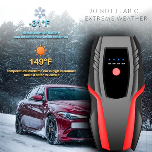 12v Auto Jump Starter Pack with Air Compressor