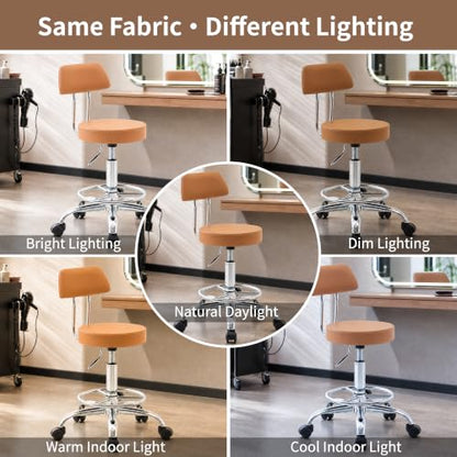 Rolling Stool with Back