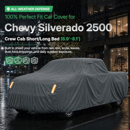 Waterproof Heavy Duty Truck Cover Custom Fit Chevy Silverado 2500 2020
