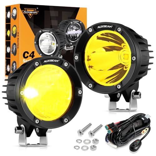 C4 Series 4 Inch 72W Amber Fog Lights