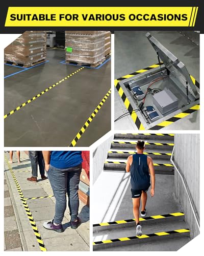 Safety Floor Tape 2 Inch x 108 FT (108 Foot)