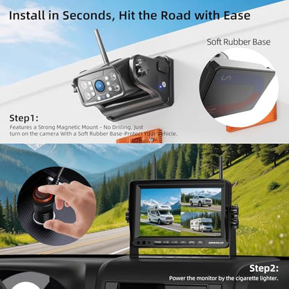 Magnetic Wireless Backup Camera