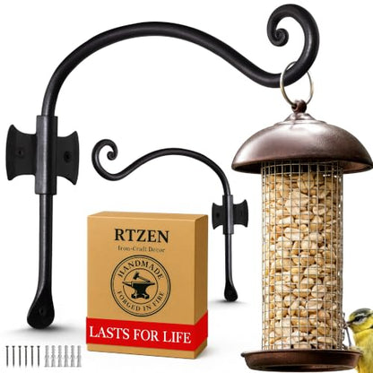 Plant Hangers Outdoor or Indoor Heavy Duty Wall Bracket Hooks (2 Count)