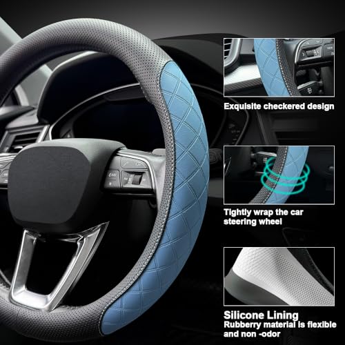 Nappa Leather Steering Wheel Cover