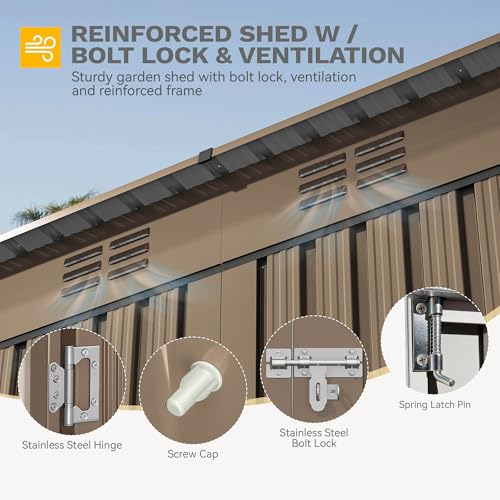 9 x 4' Outdoor Storage Shed