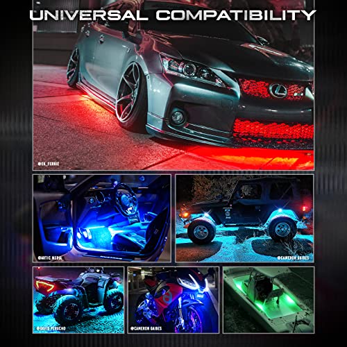 Aura Flexible Car Underglow Lights with APP & Remote Control