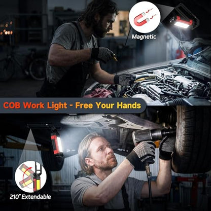 Rechargeable LED Magnetic Work Light 1 Pack