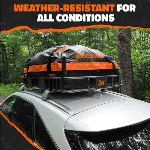 64"x39"x6" Extendable Roof Rack Cargo Carrier for Top of Vehicle