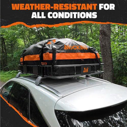 64"x39"x6" Extendable Roof Rack Cargo Carrier for Top of Vehicle