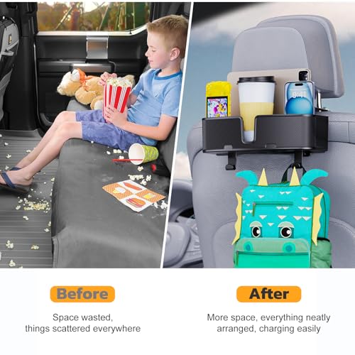 Car Headrest Cup Holder for Back Seat Organizer for Multi (2 Count)