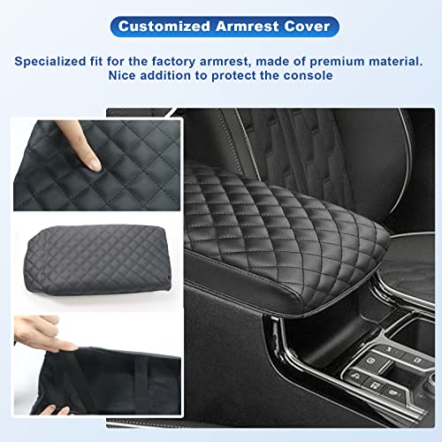 Center Console Cover Armrest Cover Center Console Pad for 2021 2022 Sorento Car Interior Accessories Arm Rest Protective Cover Scratch Resistance