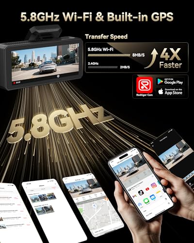 F77 4K+4K Dual Dash Cam for Cars