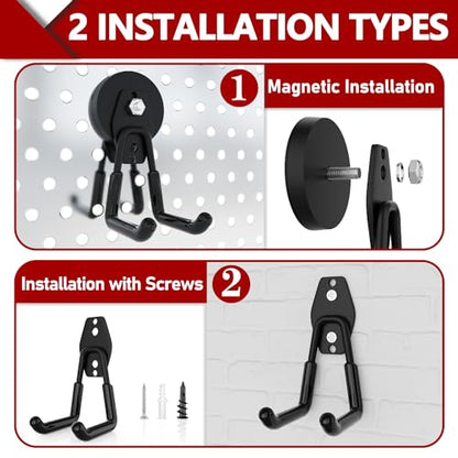 Heavy Duty Magnetic Hooks (2 Count)