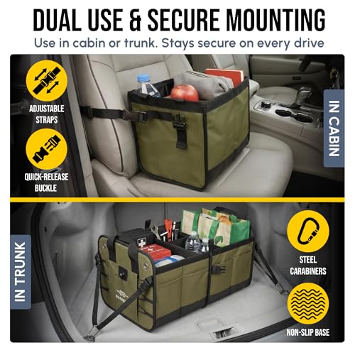 Large Car Trunk Organizer