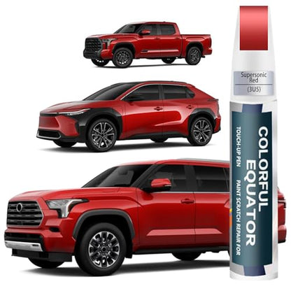 3U5 Supersonic Red Car Touch Up Paint for Toyota OEM Color Match