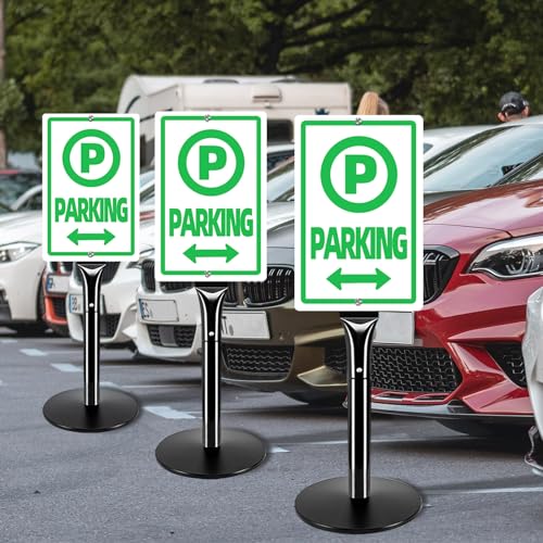 2Pack Heavy Duty Cast Iron Sign Stand (2 Count)