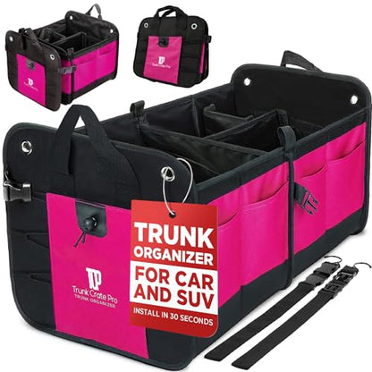 Pink Car Trunk Organizer for Women