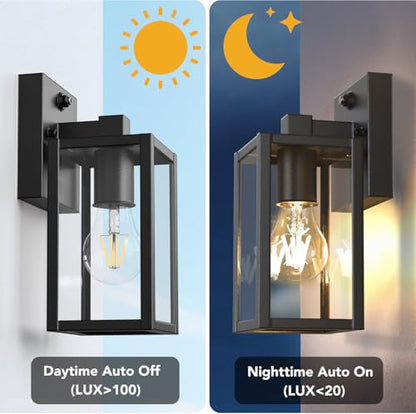 Dusk to Dawn Outdoor Light Fixtures (2 Count)