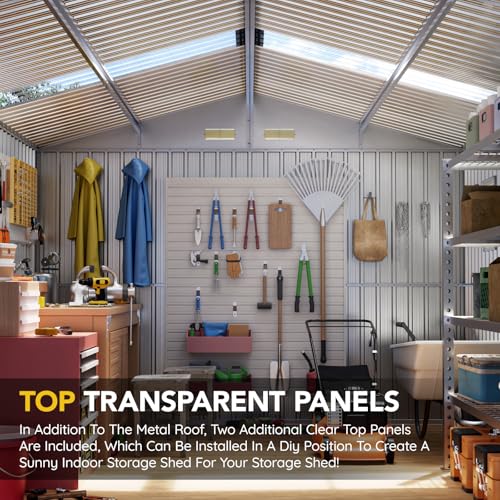 Outdoor Steel Storage Shed