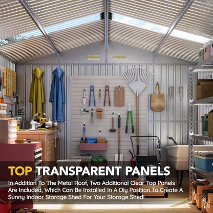 Outdoor Steel Storage Shed