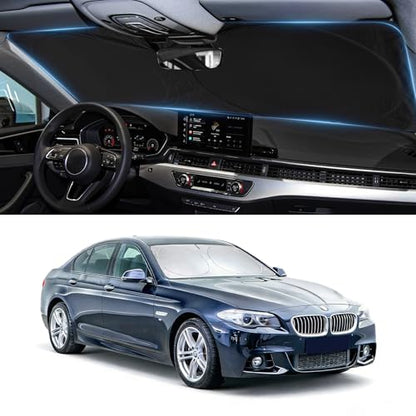 for BMW 5 Series Windshield Sun Shade Sunshade Custom Fit for BMW 5 Series G30 G31 2011