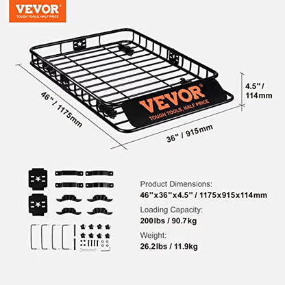 Roof Rack Cargo Basket