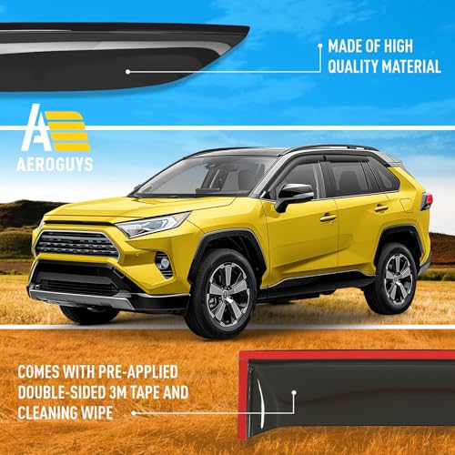Extra Durable Window Deflectors Tape (4 Count)