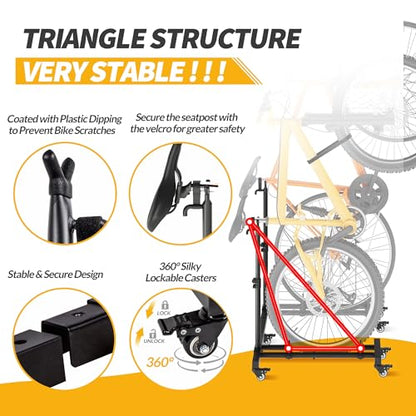 Bike Rack for Garage (2 Count)
