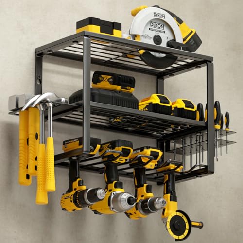 Heavy Duty Power Tool Organizer Wall Mount