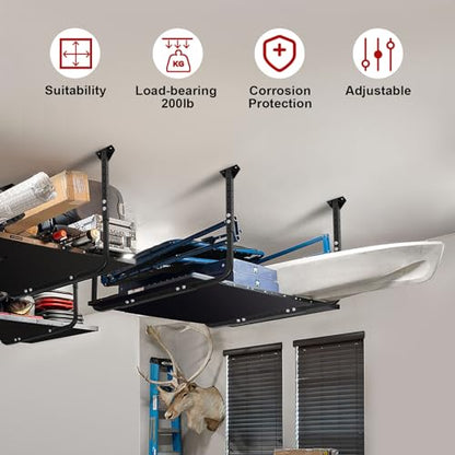 Adjustable Garage Ceiling Storage Racks