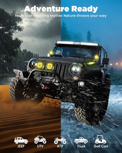 Color Play Series 3" LED Pods Hyper Spot Beam Driving Lights 2 (2 Count)