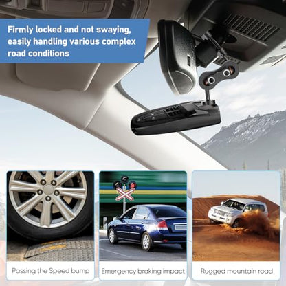 Radar Detector Mount Rearview Mirror Bracket