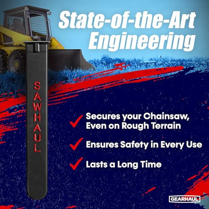 GearHaul SawHaul Fixed Universal Tractor Chainsaw Carrier
