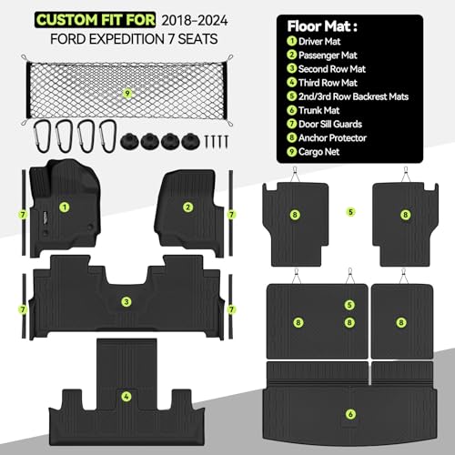 All Weather Floor Mat Set for 2018