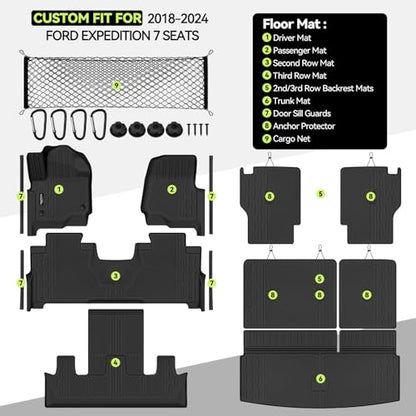 All Weather Floor Mat Set for 2018